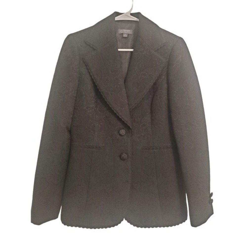 Vintage Classiques Entier‎ Embroidered Womens Blazer Jacket Size 4